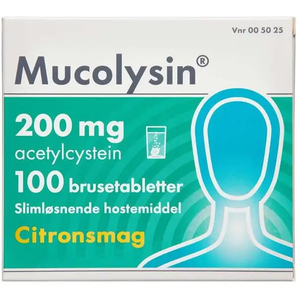 MUCOLYSIN 200 MG 100 STK