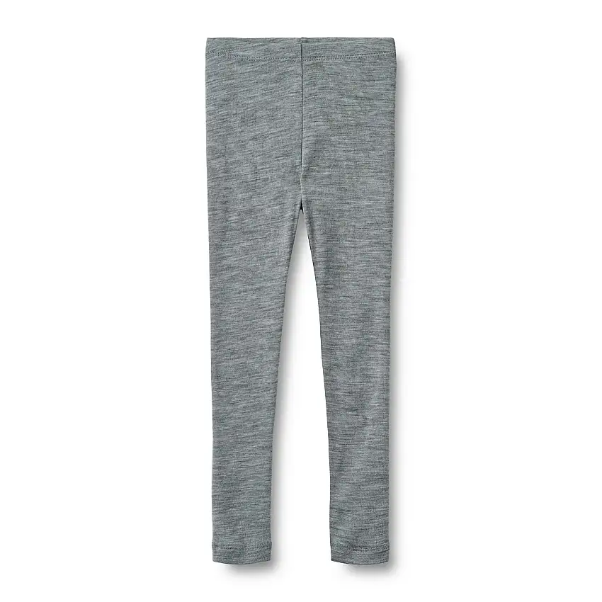 WHEAT Wool Leggings Agi Melange Grey Str 86/18 m