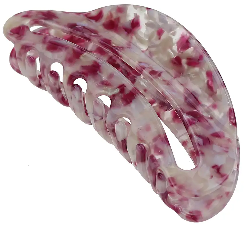 Senze Hårklemme i akryl Blush 12 cm