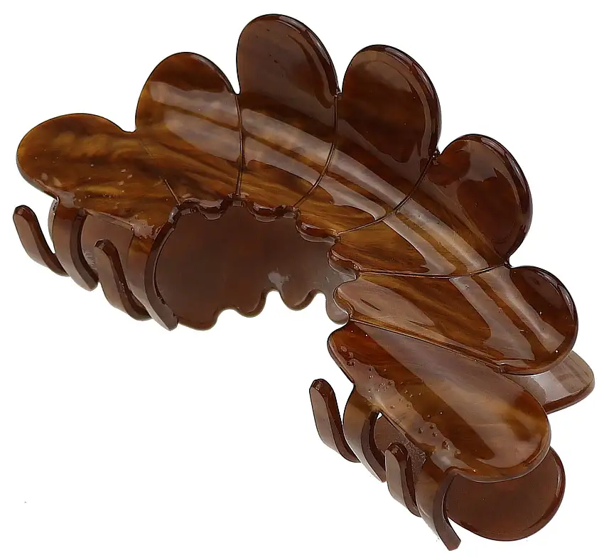 Senze Hårklemme i akryl Brownmix 11 cm