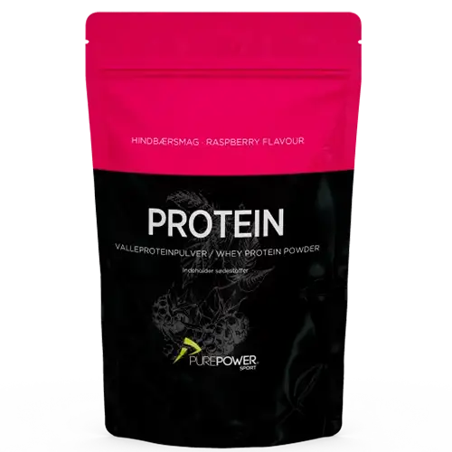 PurePower Proteinpulver Hindbær (400 g)