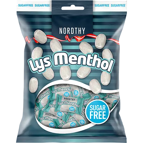 Nordthy Sukkerfri Lys Menthol (125 g)
