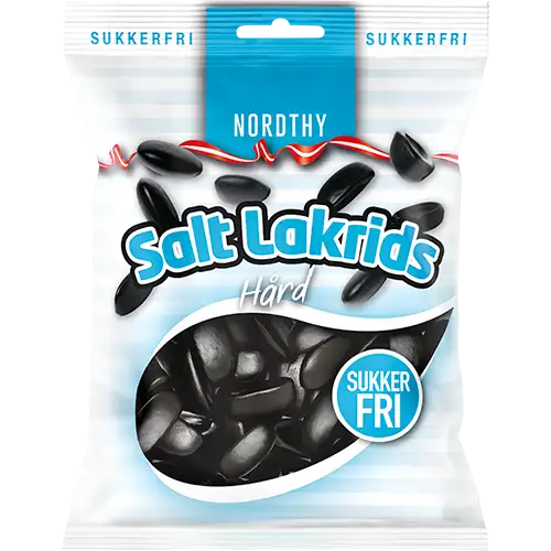 Nordthy Sukkerfri Salt Lakrids (65 g)