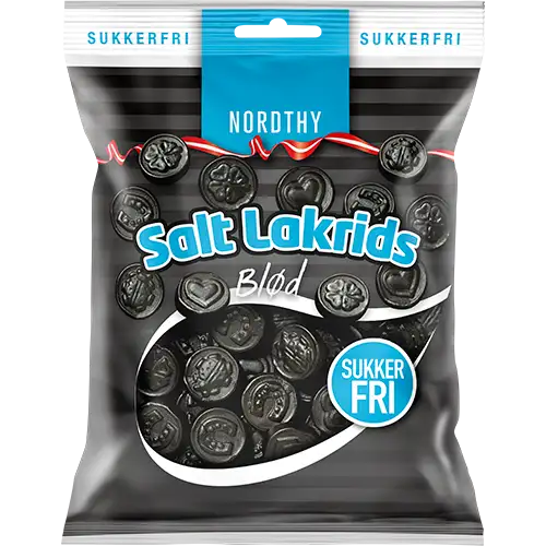Nordthy Sukkerfri Salt Lakrids (75 g)
