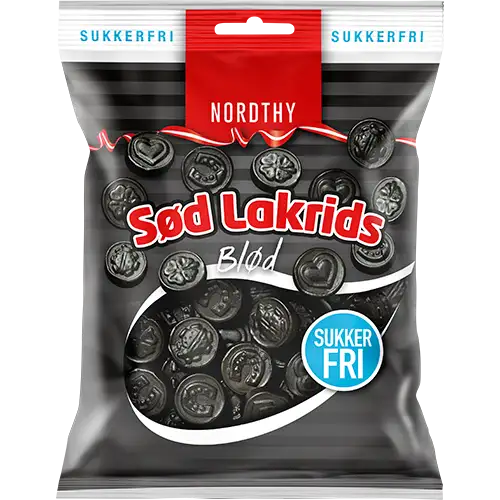 Nordthy Sukkerfri Sød Lakrids (75 g)
