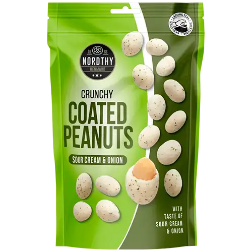 Nordthy Coated Peanuts Sour Cream & Onion (100 g)