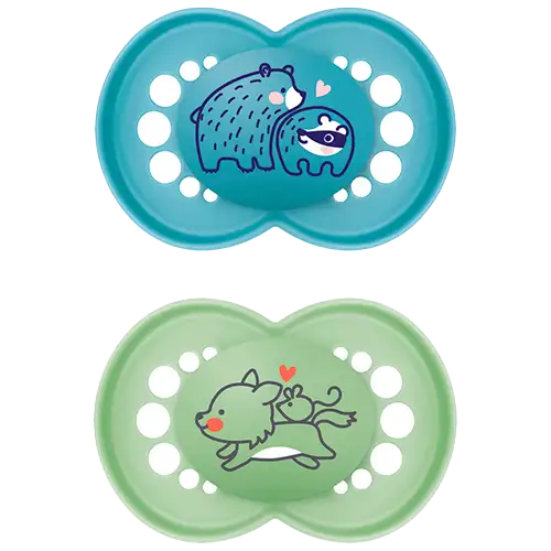 MAM Original Sut 6-16M Latex Blue (2 stk)