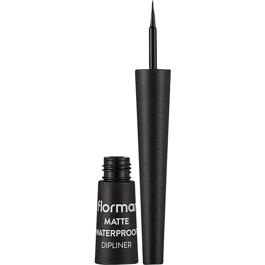 Flormar Eyeliner Matte Waterproof Dipliner 01 Black / 2,5 ml