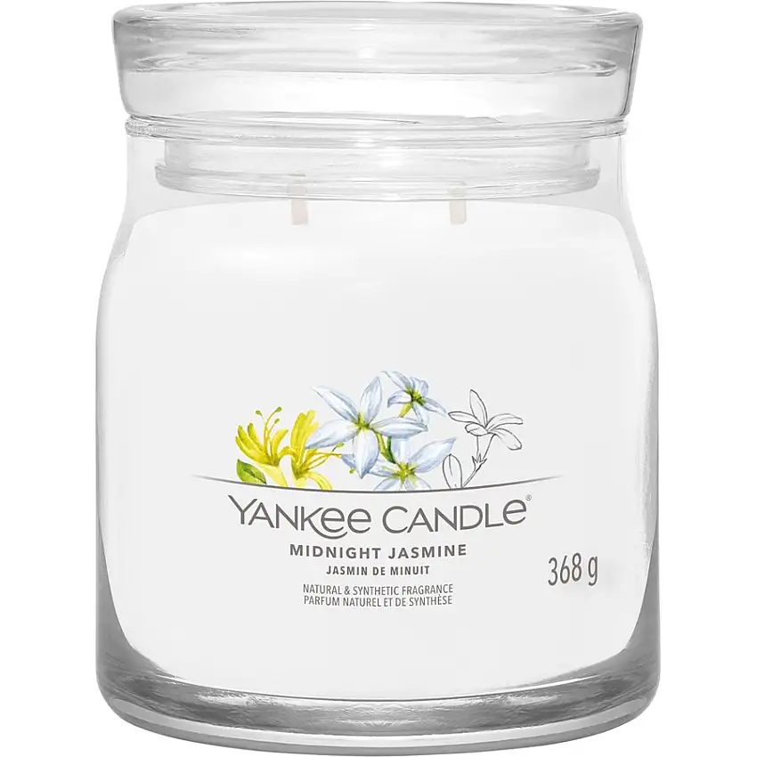 Yankee Candle Duftende stearinlys Midnight Jasmine 368 g