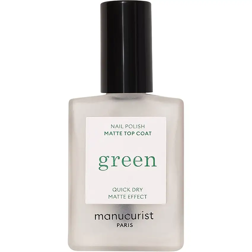 manucurist Paris Neglelak Grøn mat topcoat 15 ml
