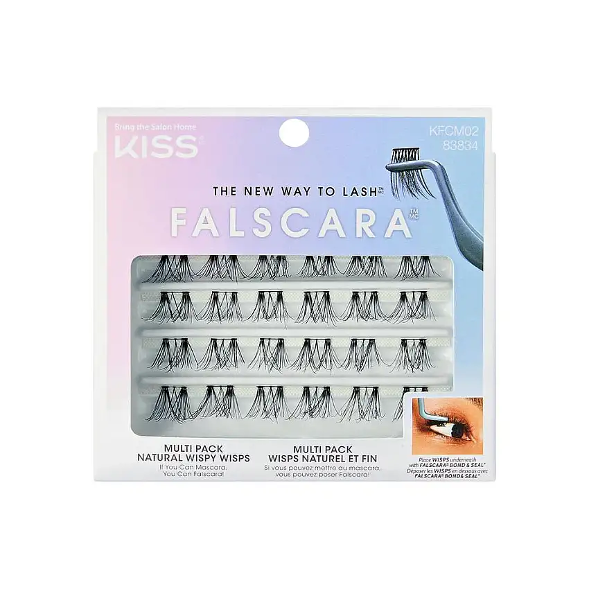 KISS Falscara Natural Wisp Multipack KFCM02C 24 stk