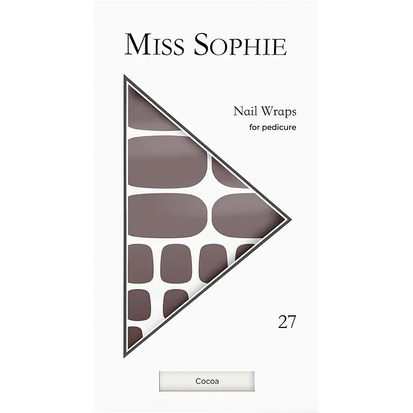 Miss Sophie Neglefolier Cocoa Pedicure Wrap 27 Stk.