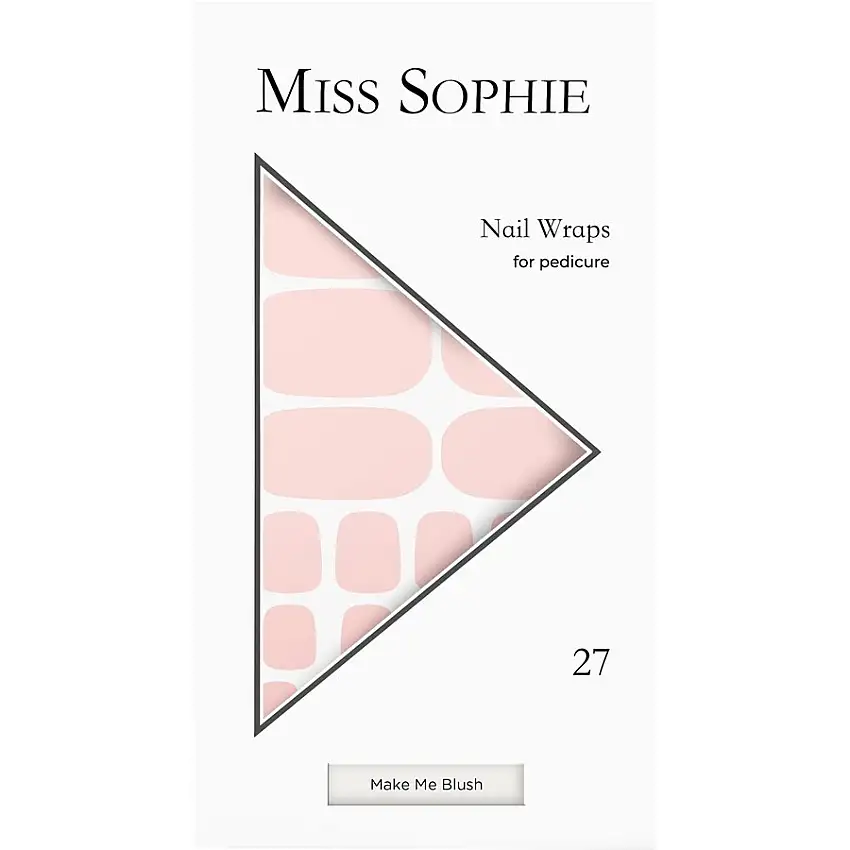 Miss Sophie Neglefolier Make Me Blush Pedicure Wrap 27 Stk.