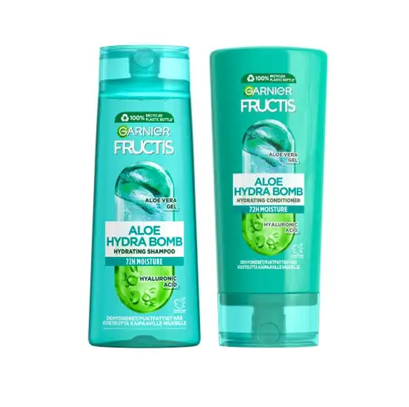 Garnier Fructis Aloe Hydra Bomb Shampoo & Conditioner 250 ml + 200 ml