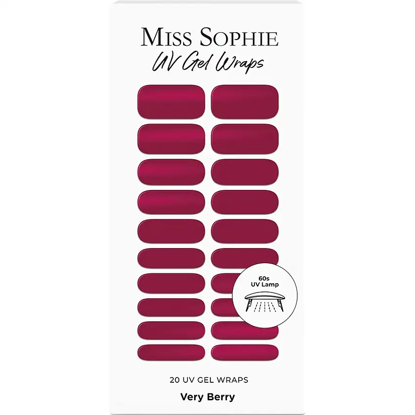 Miss Sophie Neglefolier UV Very Berry UV 20 Stk.