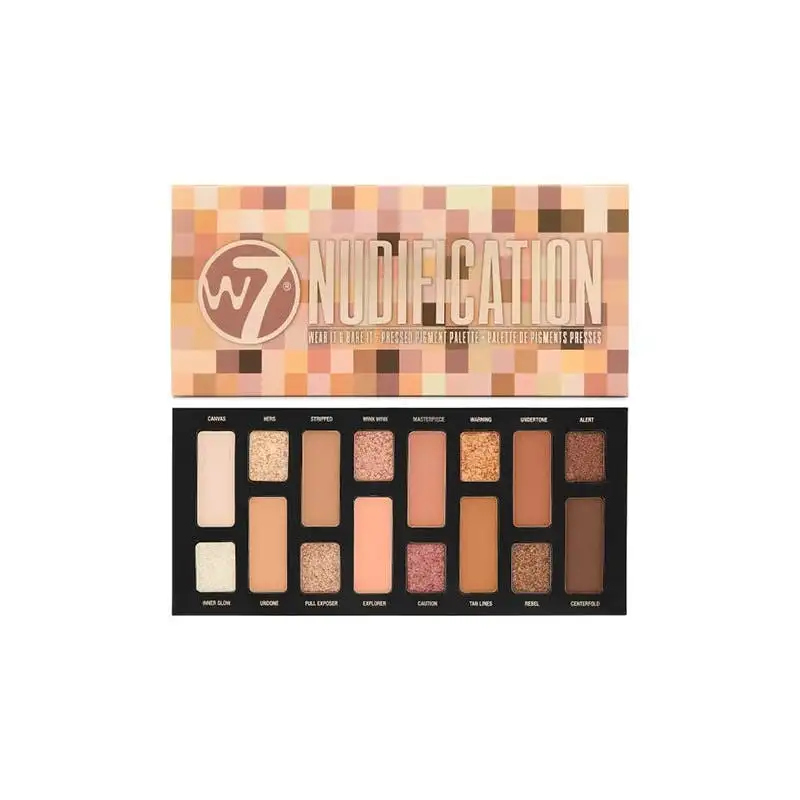 W7 Nudification Pressed Pigment Palette 1 stk