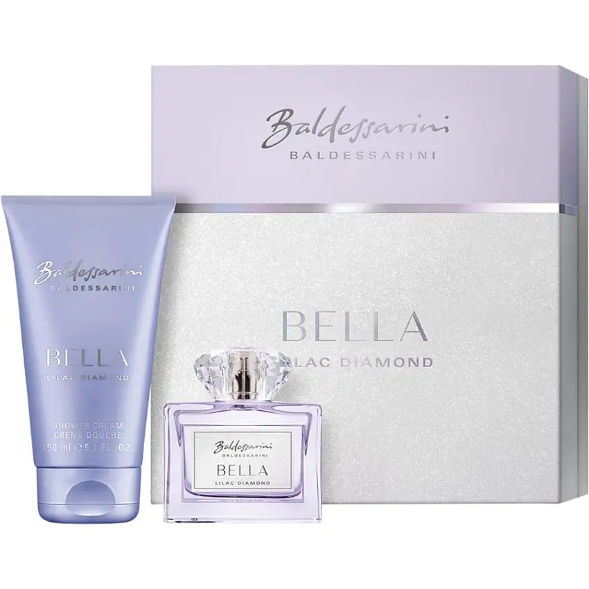 Baldessarini Bella Lilla diamantsæt Eau de Parfum Spray 50 ml + Shower Gel 150 ml / 1 Stk.