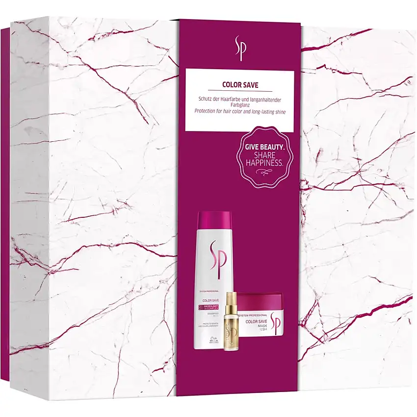 Wella Color Save Gaveæske Shampoo 250 ml + Maske 200 ml + Luxe Oil Elixir 30 ml / 1 Stk.