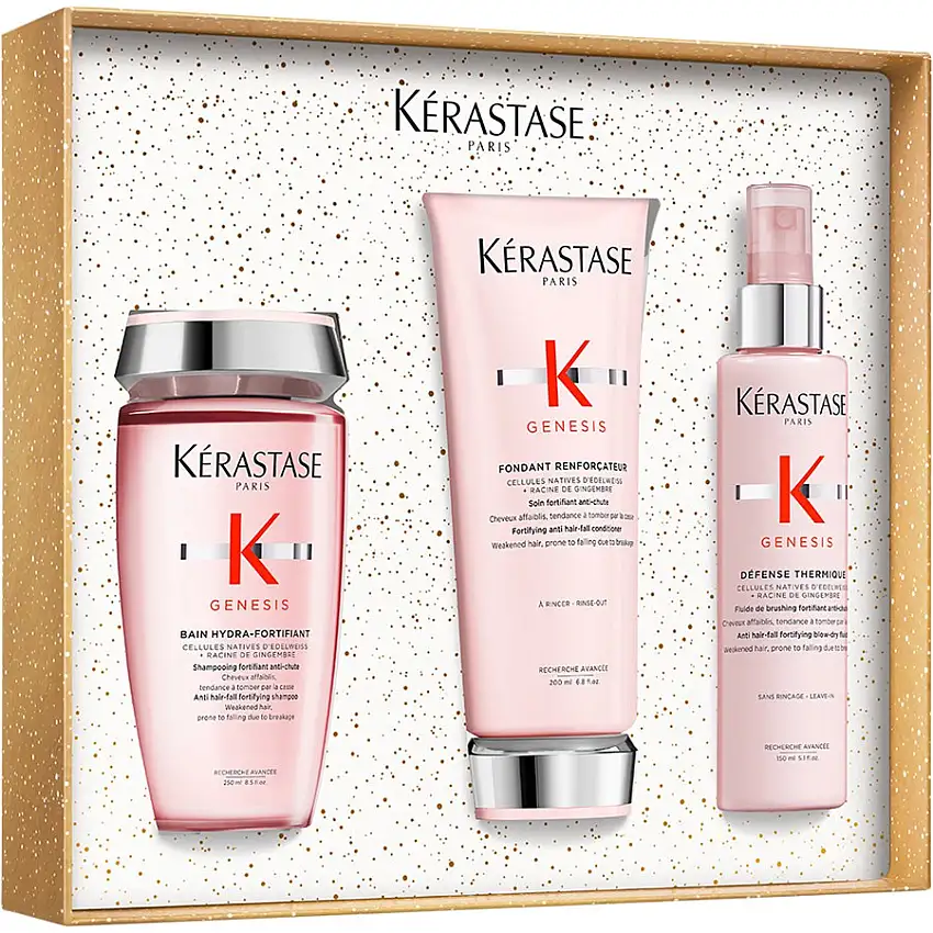 Kérastase Genesis Genesis Light XMas Set Fondant Renforçateur 200 ml + Bain Nutri-Fortifiant 250 ml + Défense Thermique 150 ml / 1 Stk.