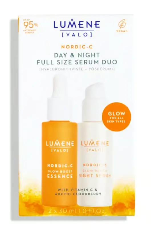 Lumene Nordic-C Glow Boost Essence Serum Set 30 ml + 30 ml