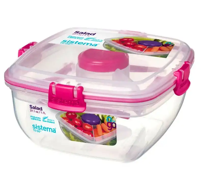 Sistema Salad To Go Pink 1,1 L 1 stk