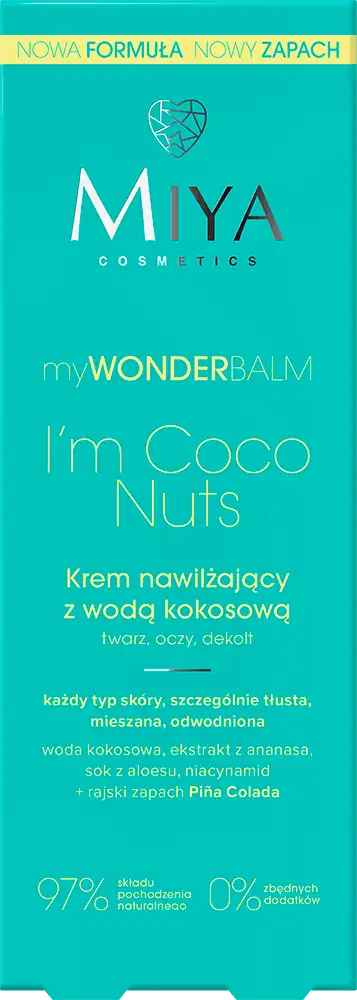 MIYA Cosmetics myWONDERBALM I'm Coco Nuts Moisturizing Cream with Coconut Water 75 ml