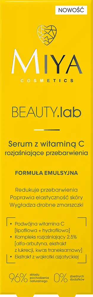 MIYA Cosmetics BEAUTY.lab Vitamin C Serum Brightening Discolorations 30 ml