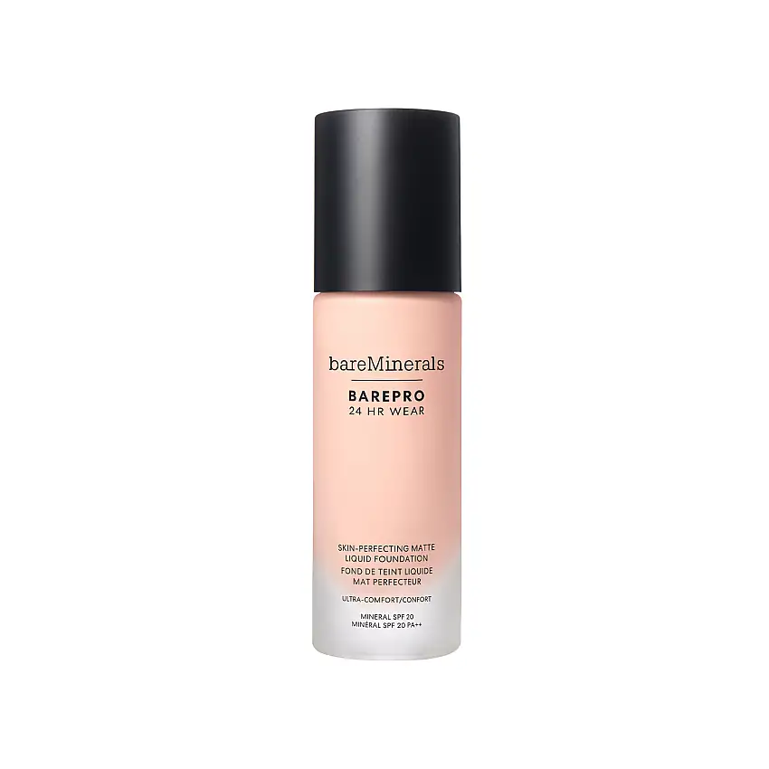 bareMinerals BAREPRO 24HR Wear Skin-Perfecting Matte Liquid Foundation Mineral SPF 20 Fair 05 Cool