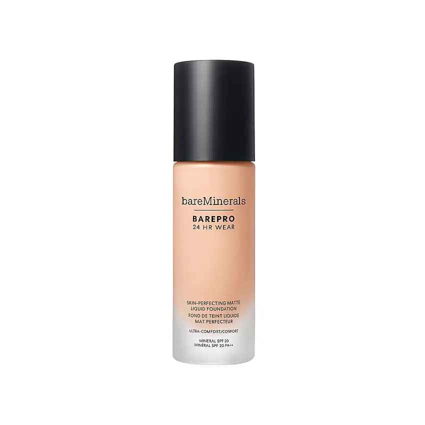 bareMinerals BAREPRO 24HR Wear Skin-Perfecting Matte Liquid Foundation Mineral SPF 20 Fair 15 Cool