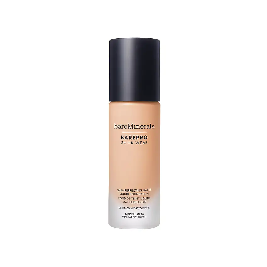 bareMinerals BAREPRO 24HR Wear Skin-Perfecting Matte Liquid Foundation Mineral SPF 20 Light 21 Cool