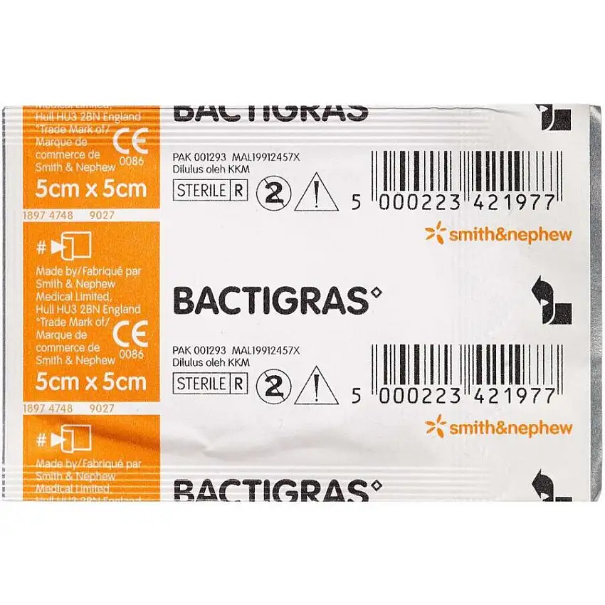 smith&nephew Bactigras 5 x 5 cm