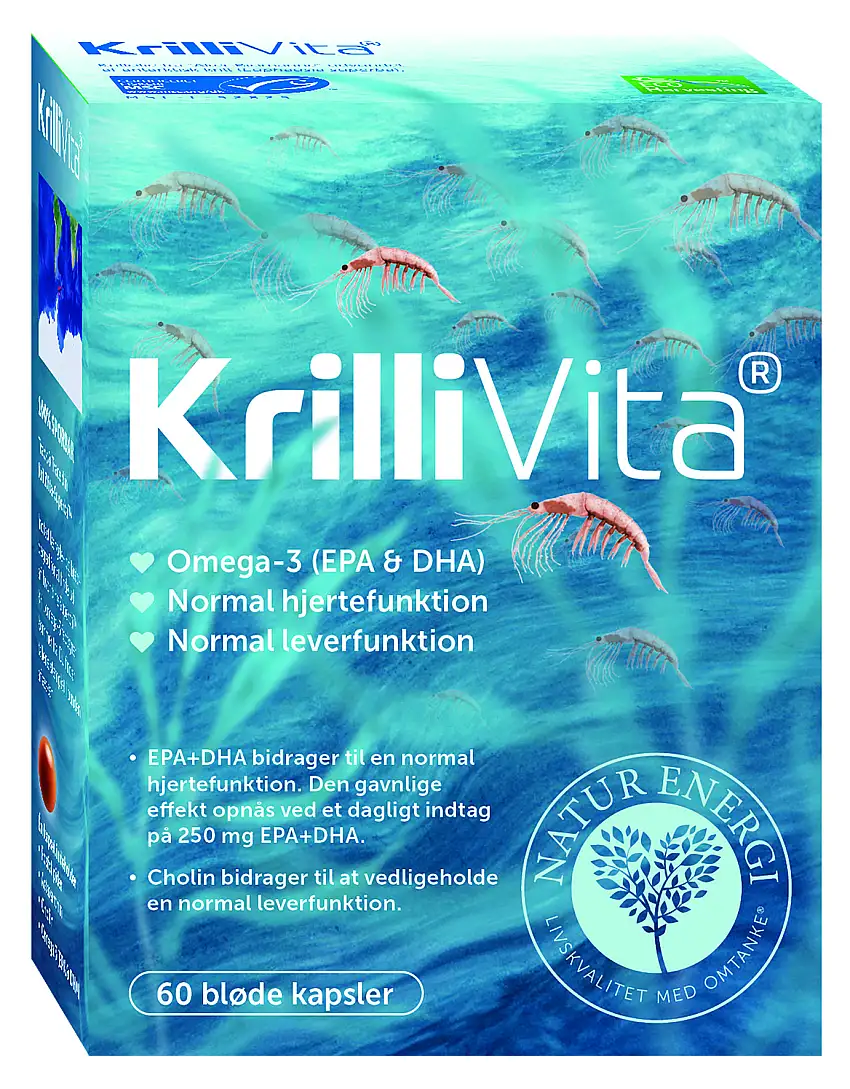 Natur Energi Krillivita 500 mg Kapsler