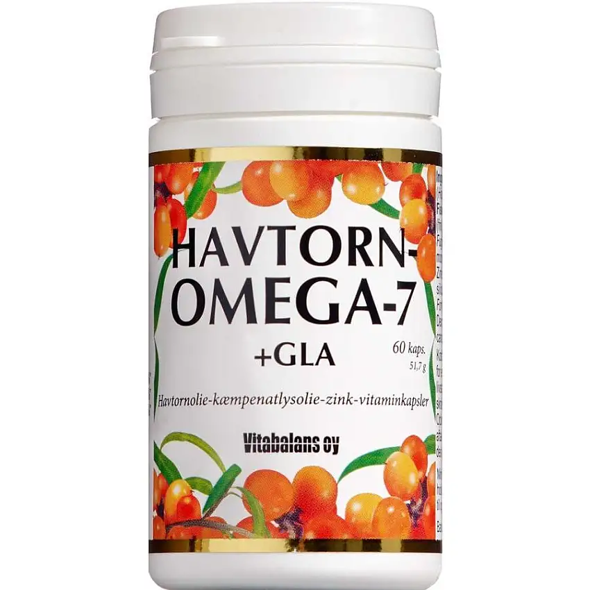 Vitabalans Havtorn Omega 7 +GLA kapsler