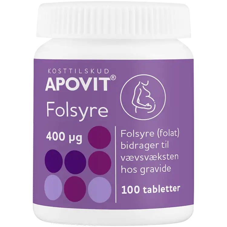 APOVIT Folsyre 400 µg