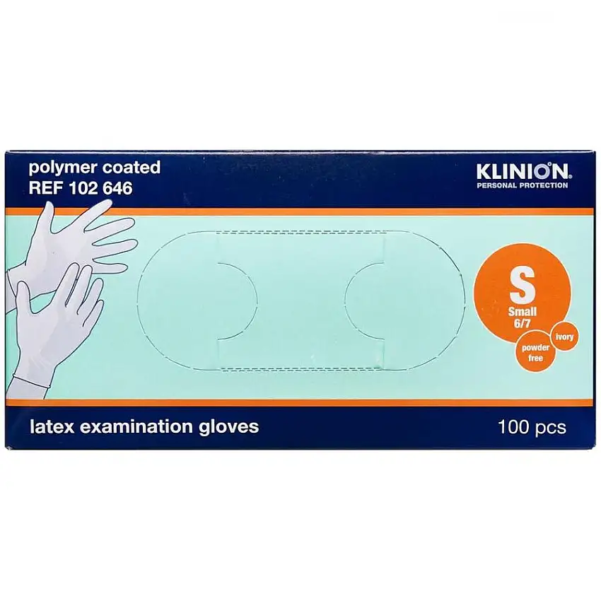Klinion Protection Latexhandsker Pudderfri Str. S