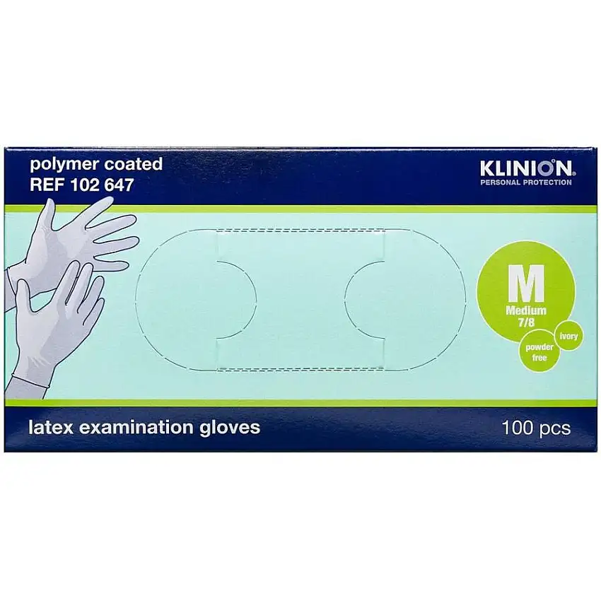 Klinion Protection Latexhandsker Pudderfri Str. M
