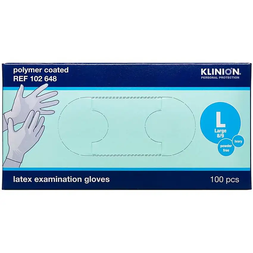 Klinion Protection Latexhandsker Pudderfri Str. L