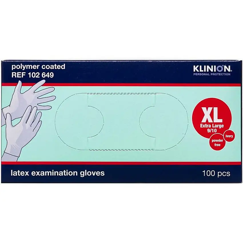 Klinion Protection Latexhandsker Pudderfri Str. XL