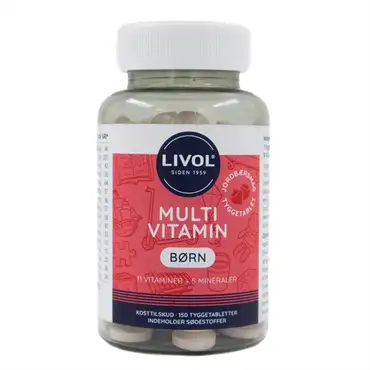 Livol multivitamin børn jordbær