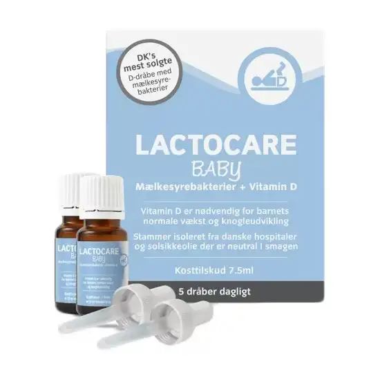 Lactocare Baby D-dråber 2-Pak