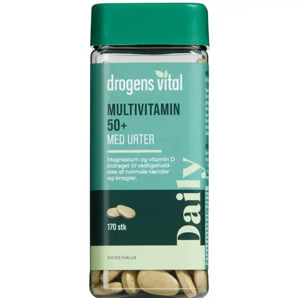 Drogens Vital multivitamin med urter 50+