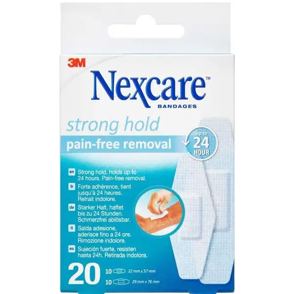 3M NEXCARE STRONG HOLD PLASTERS (2 STR. 20 STK.)