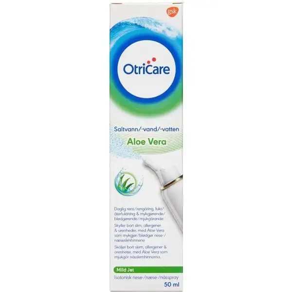 OTRICARE SALTVAND MED ALOE VERA