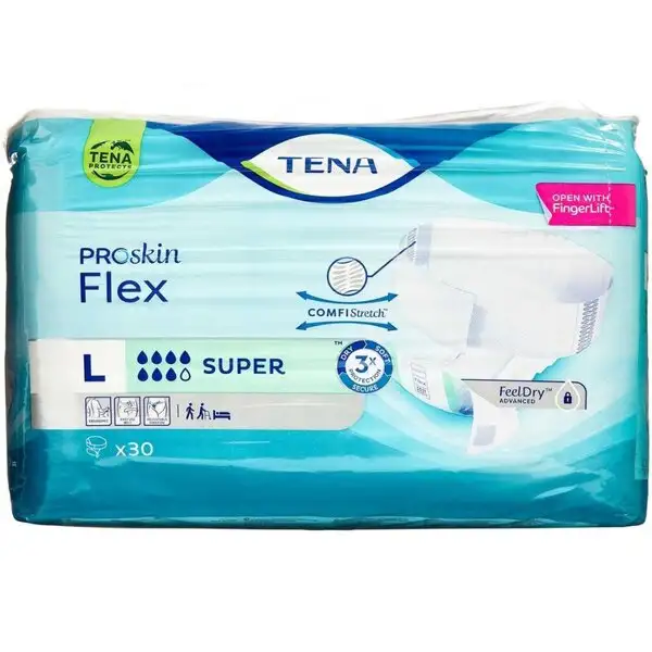 TENA PROSKIN FLEX SUPER (L)