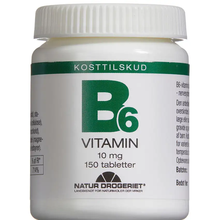 Natur Drogeriet B6-vitamin 10mg tabletter