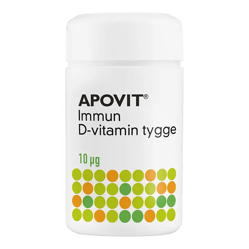 APOVIT Immun D-vitamin Tygge 10 µg