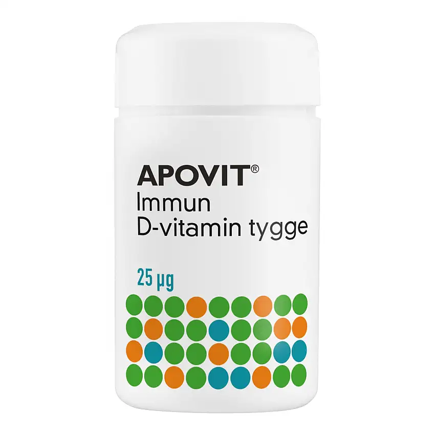 APOVIT Immun D-vitamin Tygge 25 µg
