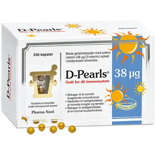 D-Pearls 38 mcg) | 240 kapsler