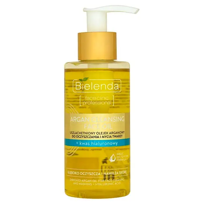 Bielenda Argan Cleansing Face Oil With Hyaluronic Acid 140 ml
