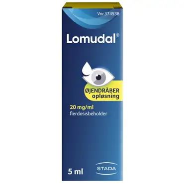 Lomudal øjendråber